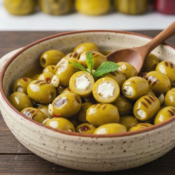 زيتون محشي بالجبن