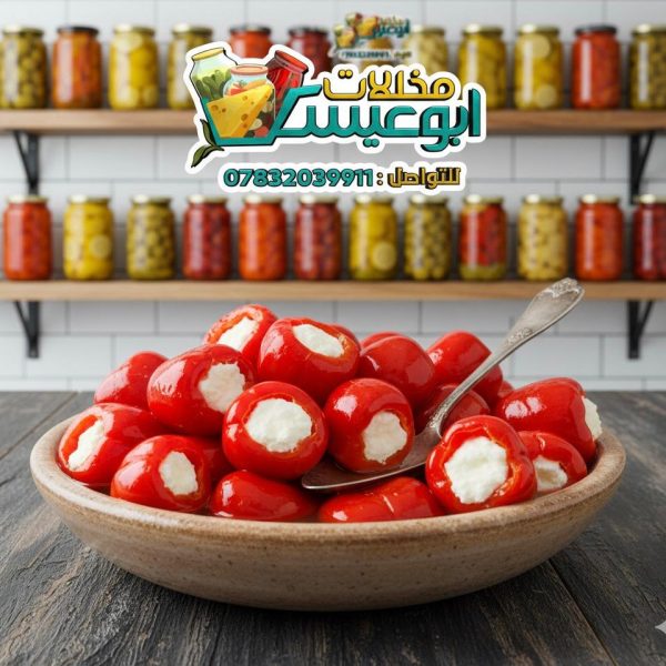 فلفل احمر محشى جبن
